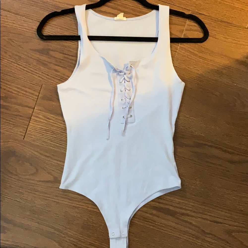 Light purple body suit
